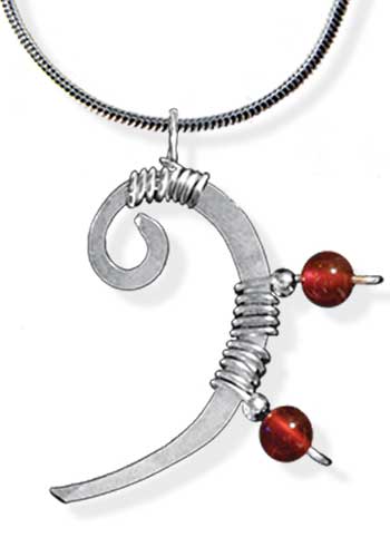 Bass Clef Pendant