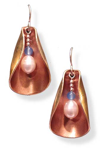 Blossom Earrings (Copper)