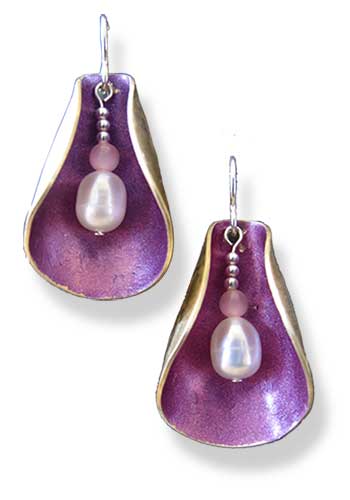 Blossom Earrings (Purple)