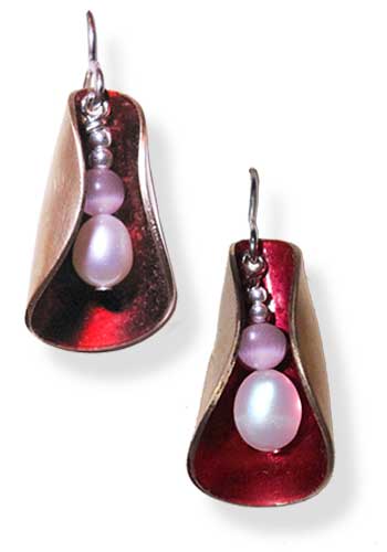 Blossom Earrings (Red)