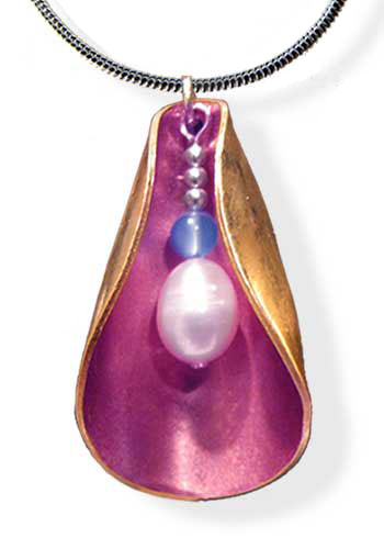 Blossom Pendant (Fuchsia)