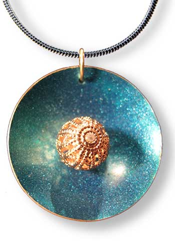 Centered Pendant (Teal)