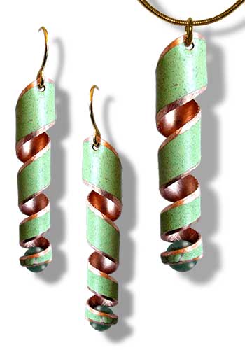 Copper Helix Set