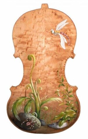 Dragonfly Violin Back Commission