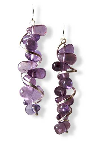 Grape Cluster Earrings