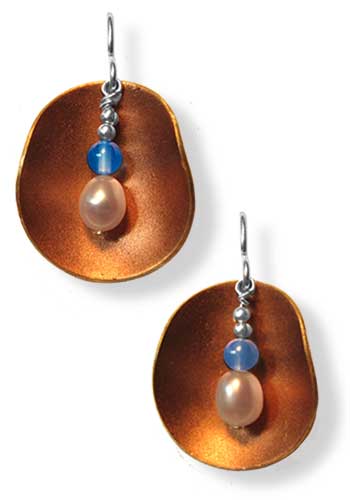 Half Shell Earrings (Copper)