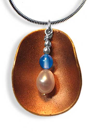 Half Shell Pendant (Copper)