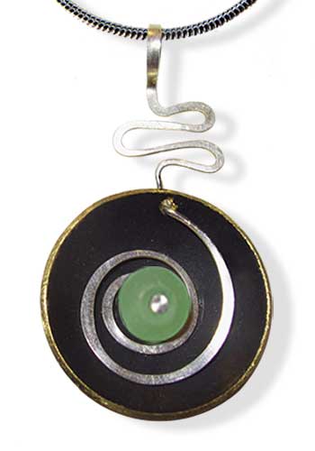 Hypnotic Pendant (Sea Glass Green)