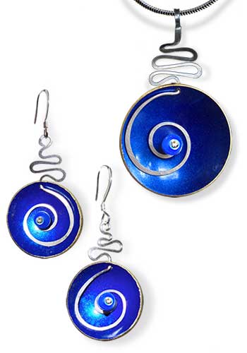Hypnotic Set (Cobalt with Blue Agate) 509-BB Set