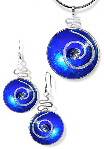 Hypnotic Set (Cobalt with Gold Bead) 509-CBG Set