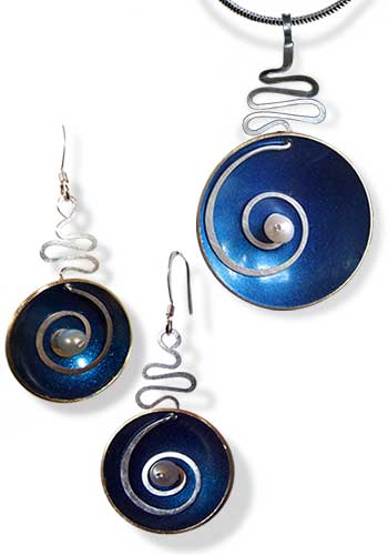 Hypnotic Set (Cobalt with Pearl) 509-B Set