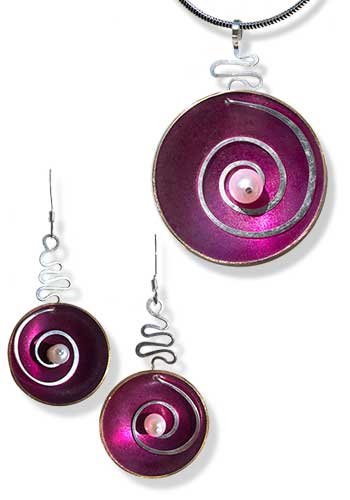 Hypnotic Set (Fuchsia with Pearl) 509-F Set