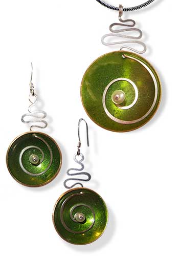 Hypnotic Set (Green with Pearl) 509-G Set