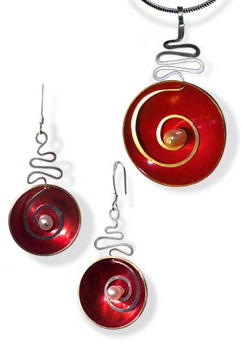 Hypnotic Set (Red with Pearl) 509-R Set