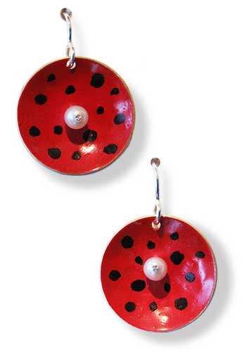 Lady Bug Earrings