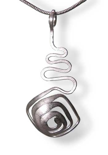 Nova Rose Pendant (Silver)