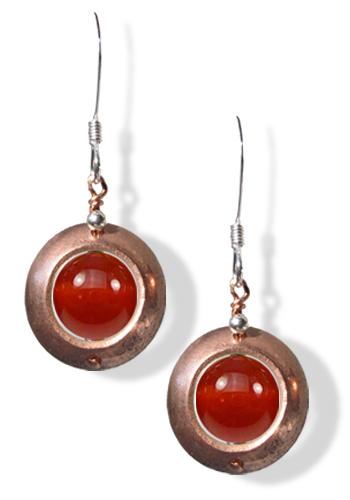Origins Earrings (Carnelian)