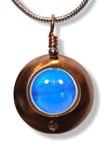 Origins Pendant (Blue Agate)