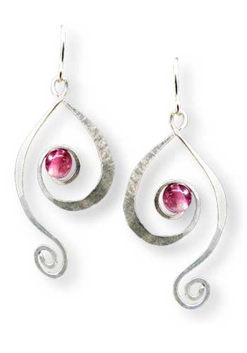 Peacock Curl Earrings