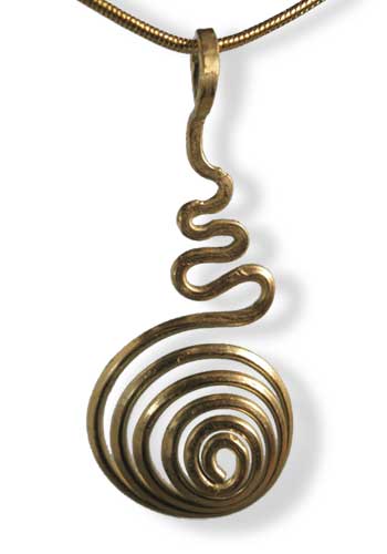 Solar Flair Pendant (Brass)