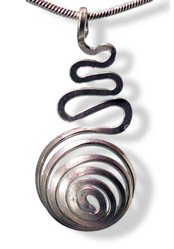 Solar Flair Pendant (Silver)