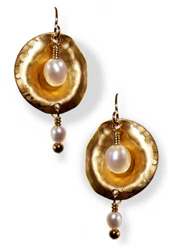 Tympani Earrings (Pearl-Pearl)