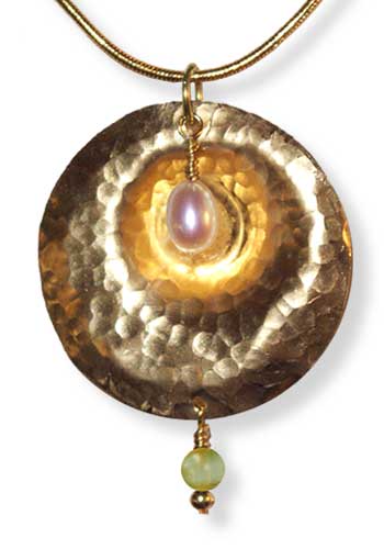 Tympani Pendant (Pearl-Jade)