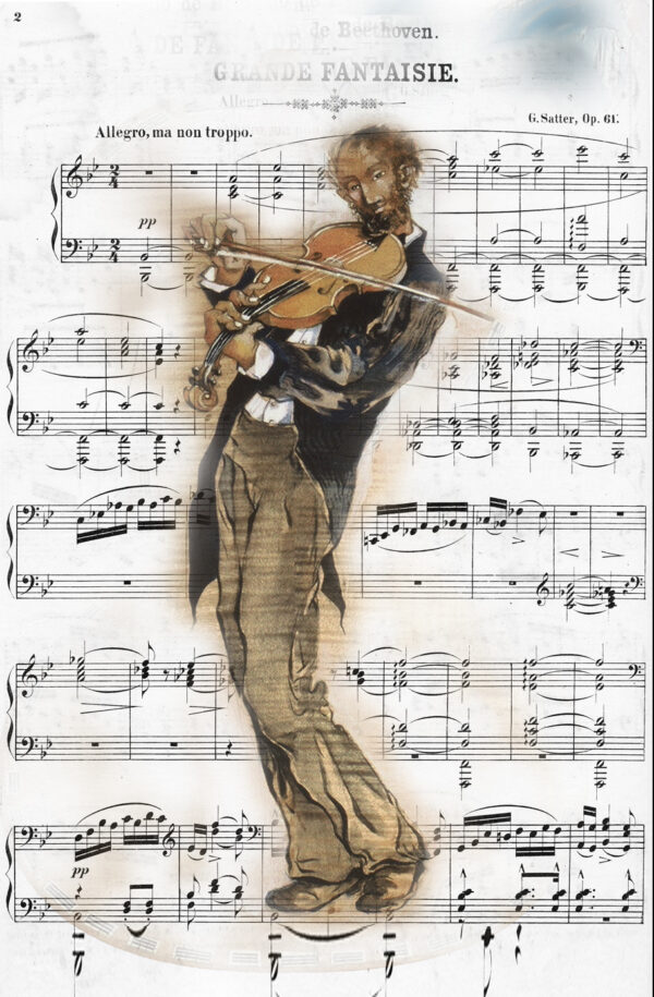 Violinist (based on Violin back)