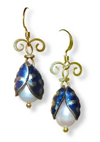 Yearnings Earrings (Cobalt)